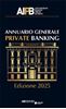 Immagine di Annuario Generale Private Banking - Edizione 2025